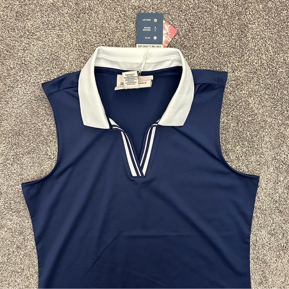 Tommy Bahama Women Racquet & Paddle Sleeveless V-Neck Top Size S - Small - NWT - Picture 3 of 11